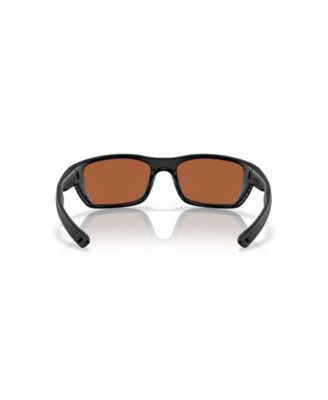 Unisex Rectangle Whitetip Polarized Sunglasses, 6S9056