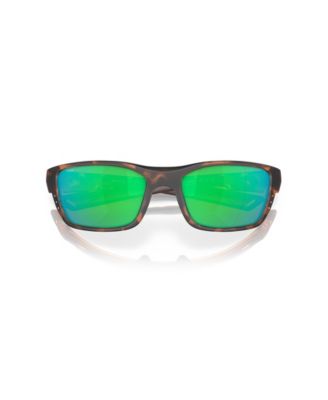 Unisex Rectangle Whitetip Polarized Sunglasses, 6S9056