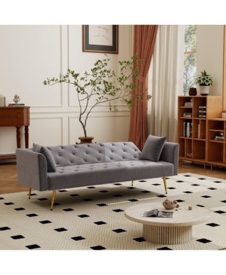 Modern 72" Foldable Sleeper Sofa