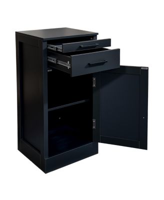 Black color modular 24 wine bar cabinet Buffet Cabinet