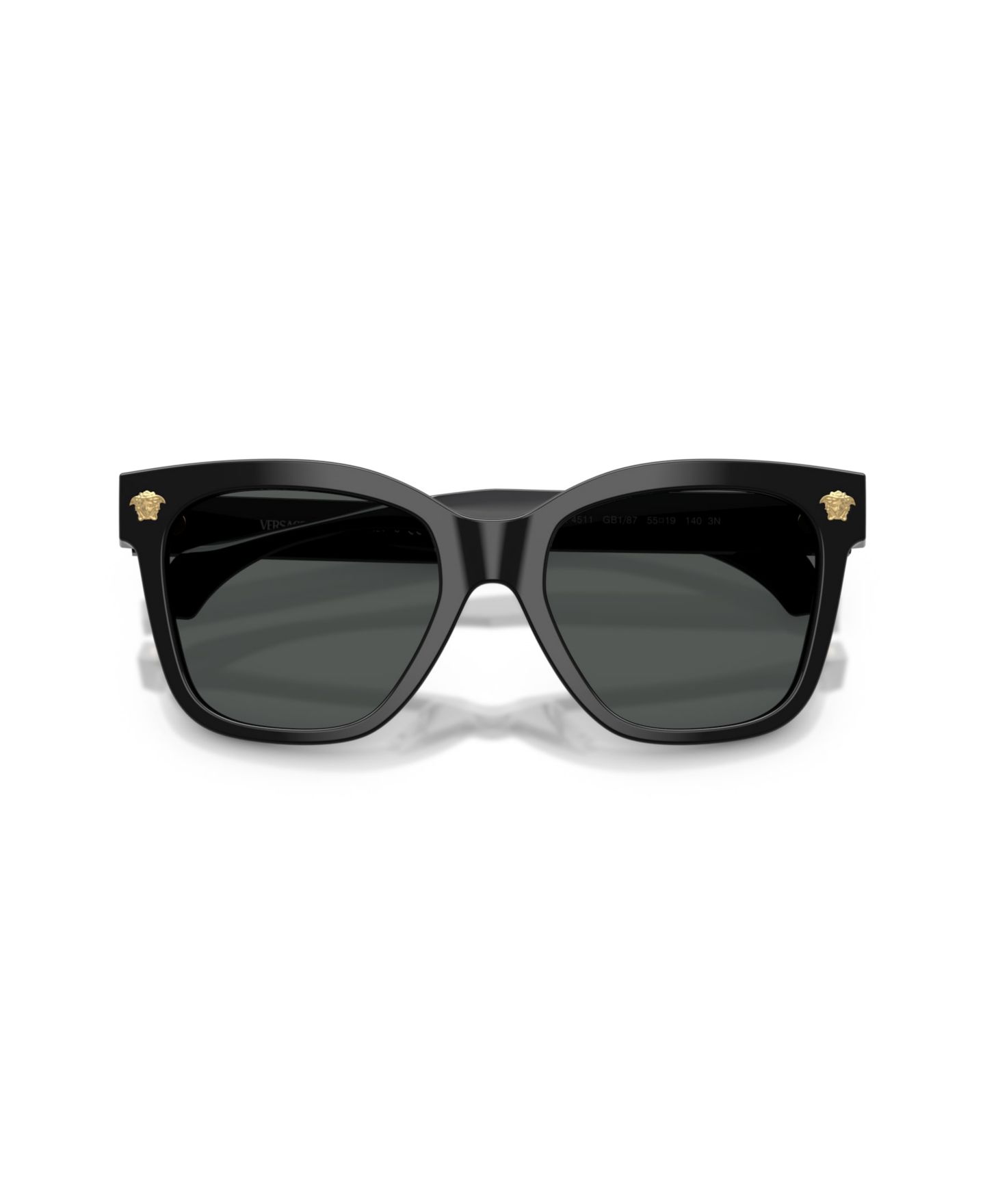 Женские солнцезащитные очки Versace Sunglasses, VE4511, цвет: Чёрный — фото 2