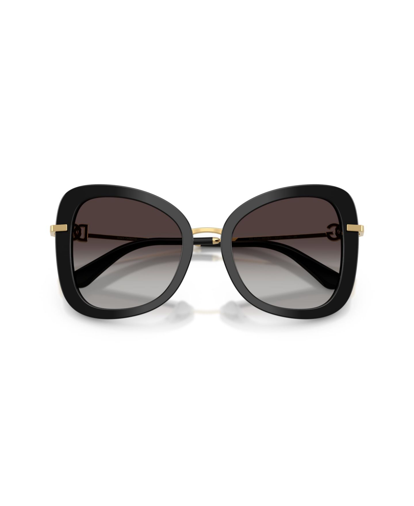 Женские солнцезащитные очки Dolce&Gabbana Butterfly Sunglasses, DG4535, цвет: Чёрный — фото 5