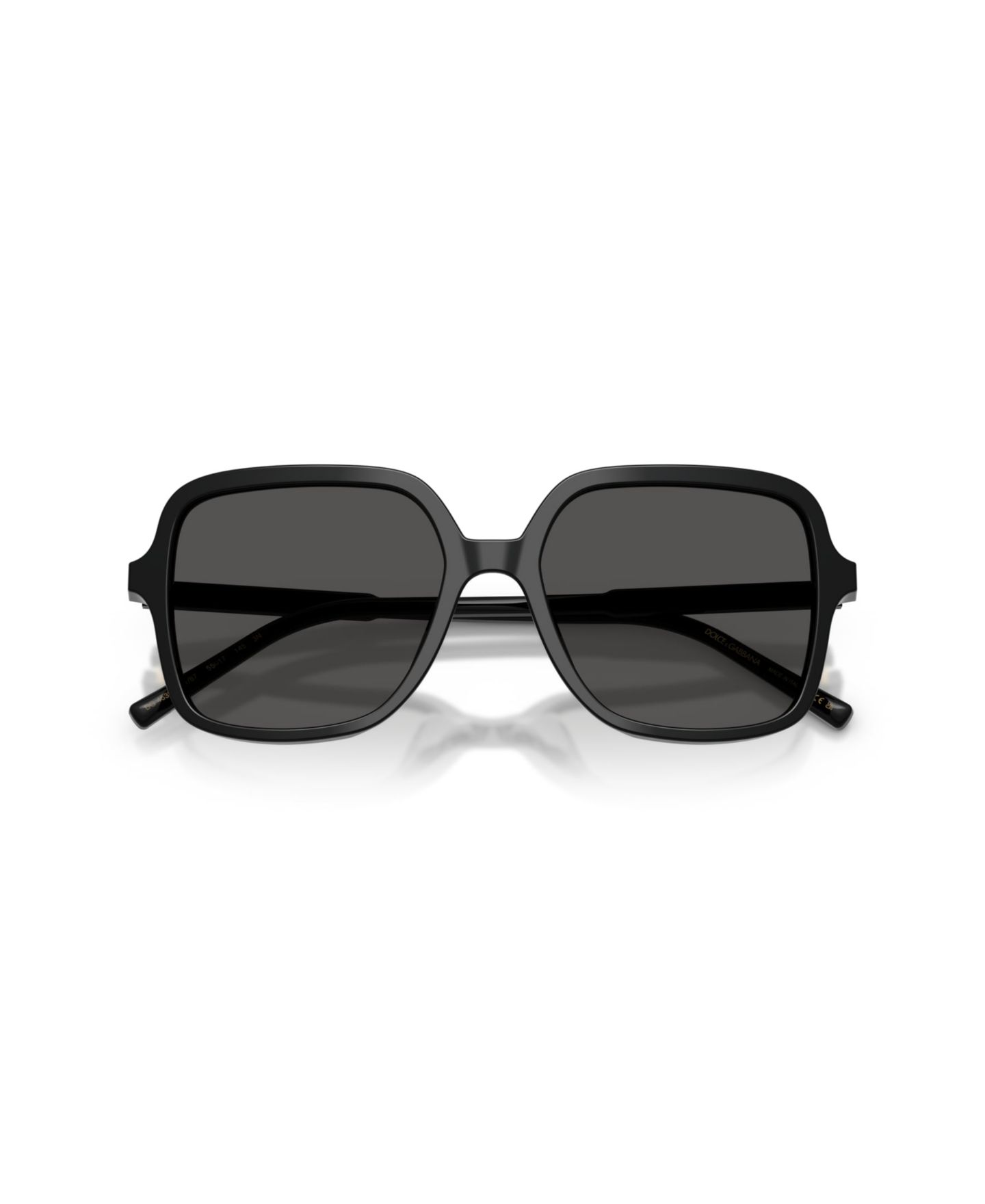 Женские солнцезащитные очки Dolce&Gabbana Square Sunglasses, DG4539, цвет: Чёрный — фото 5
