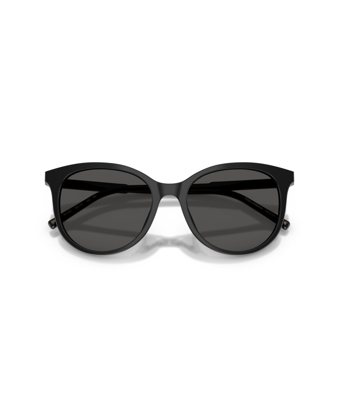 Женские солнцезащитные очки Dolce&Gabbana Round, DG4540, цвет: Чёрный — фото 5