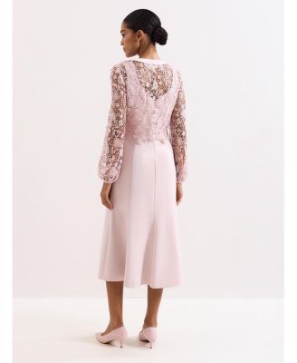 Women's Ayumi Part Lace Midi Dress