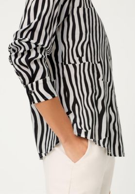 Women's Modern Zebra Shirt