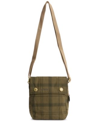 Men's Transport Stud-Fastening Flap Crossbody Bag