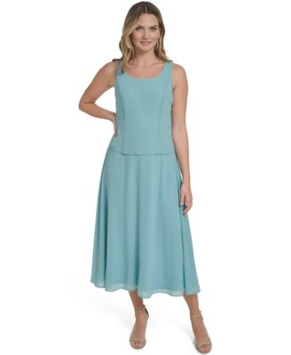 Petite Soutache Jacket and Fit & Flare Dress, 2-Piece Set