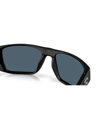 Men's Rectangle Finlet Polarized Sunglasses, 6S9118
