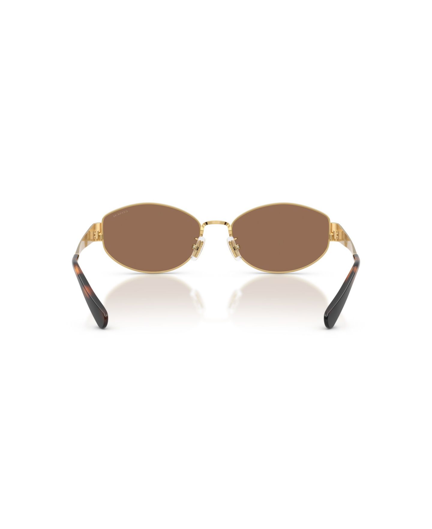 Женские солнцезащитные очки COACH Sunglasses, CDP44 HC7192D, цвет: Блестящий золотой — фото 4