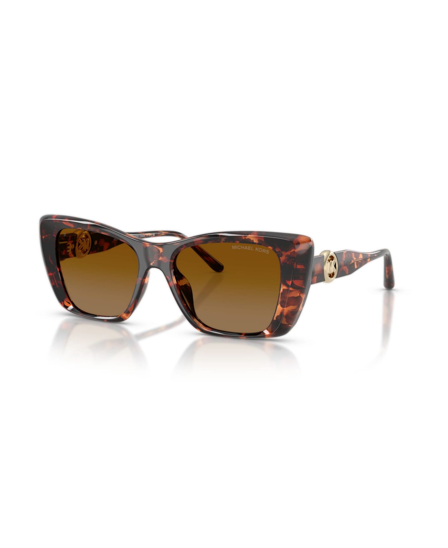 Женские солнцезащитные очки Michael Kors Polarized Sunglasses, MK2270U, цвет: Светло-коричневый черепаховый — фото 1