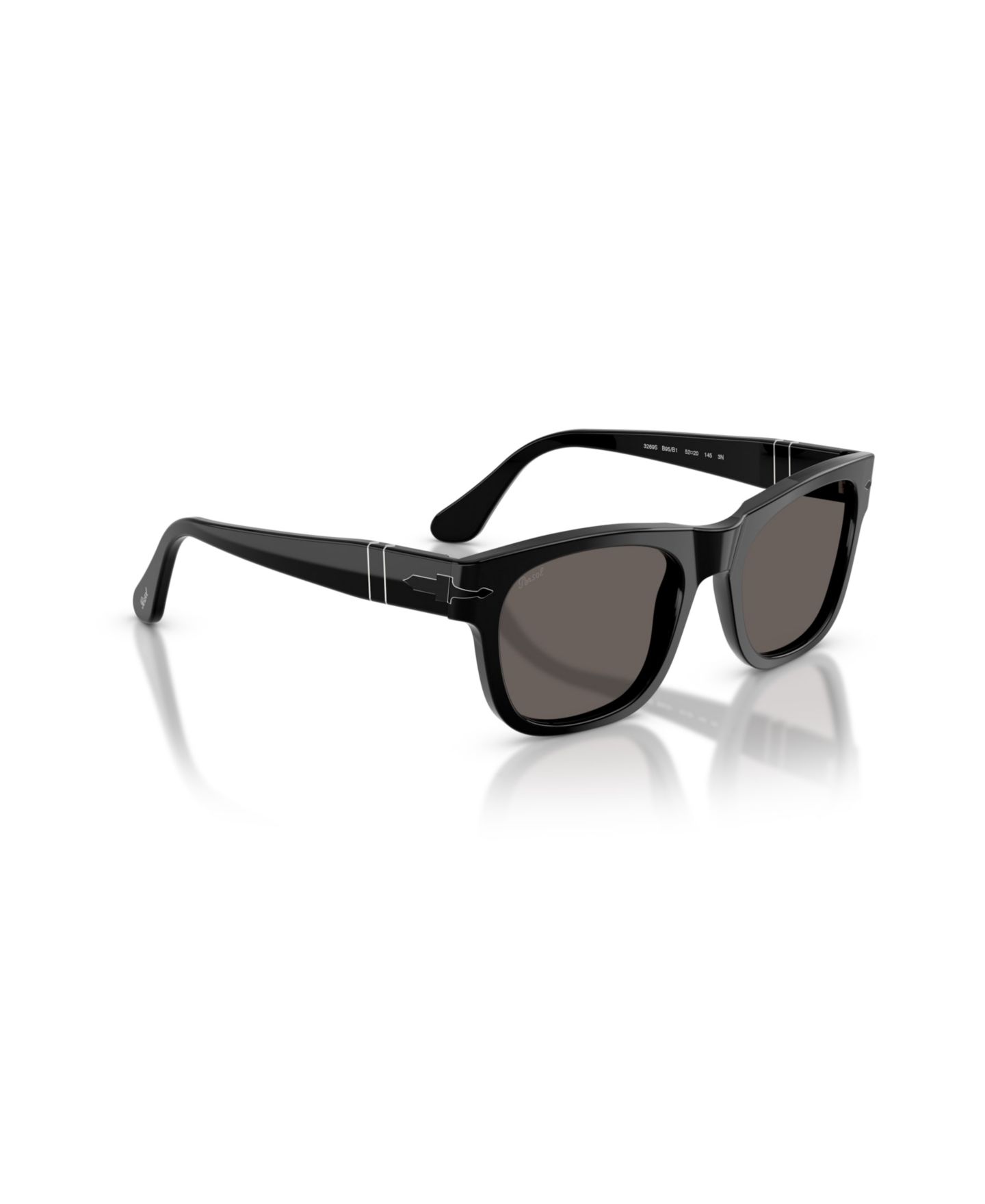 Солнцезащитные очки Persol Unisex Rectangle, PO3269S, цвет: Чёрный — фото 6