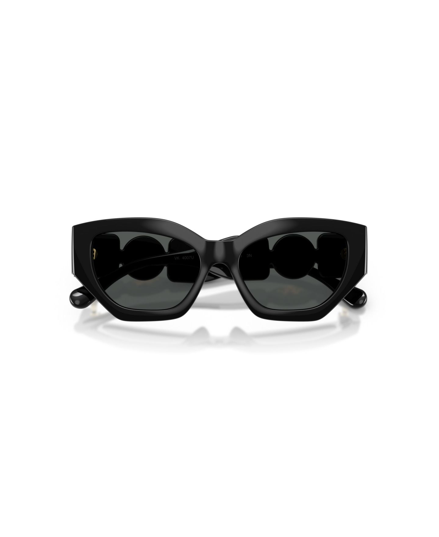 Детские солнцезащитные очки Versace Irregular Sunglasses, 0VK4007U (Ages 7-10), цвет: Чёрный — фото 5