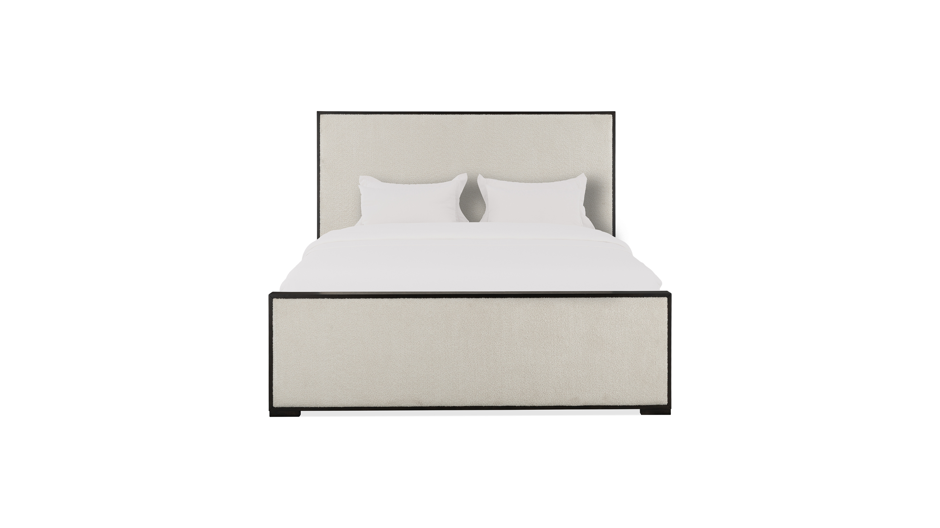 Ryder 63" California Oak Veneer Upholstered King Bed