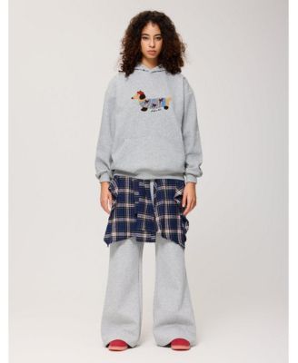 Women's Cartoon Dachshund Pullover Hoodie