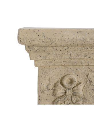 Pedestal Column Plant Stand, 19 Inch, Indoor and Outdoor