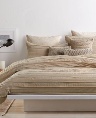 DKNY - Loft Stripe Linen Queen Duvet Cover