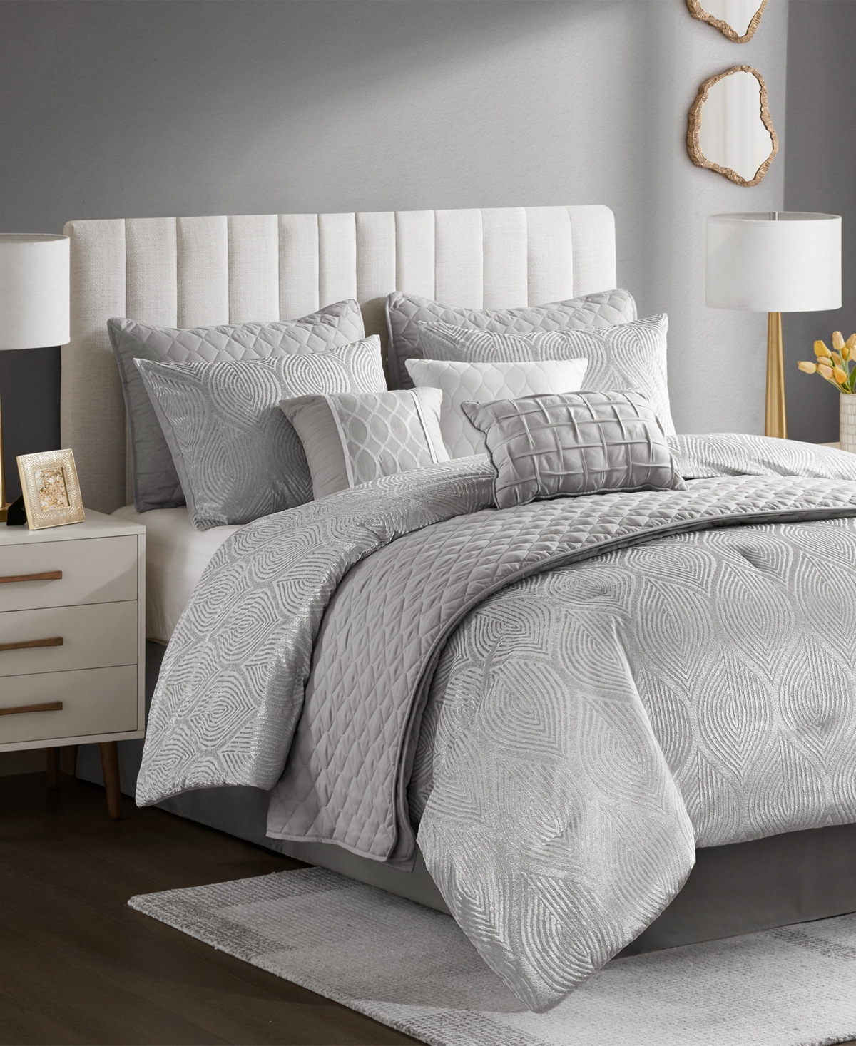 Madison Park Nocturne Jacquard 10-Pc. Comforter Set