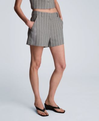 Women's Pinstripe Shorts