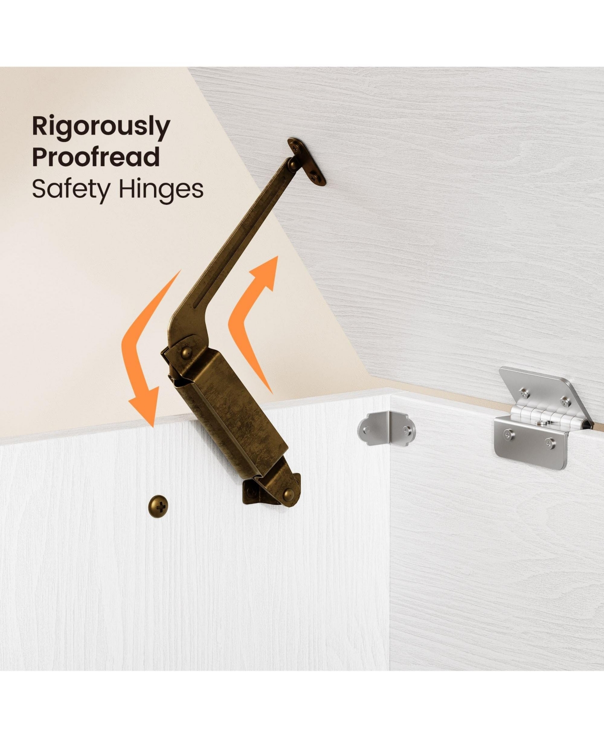 gaomon 39.4-Inch Wooden Toy Chest & Storage Bench