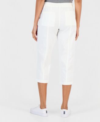 Women's Seamed Utility Capri Pants