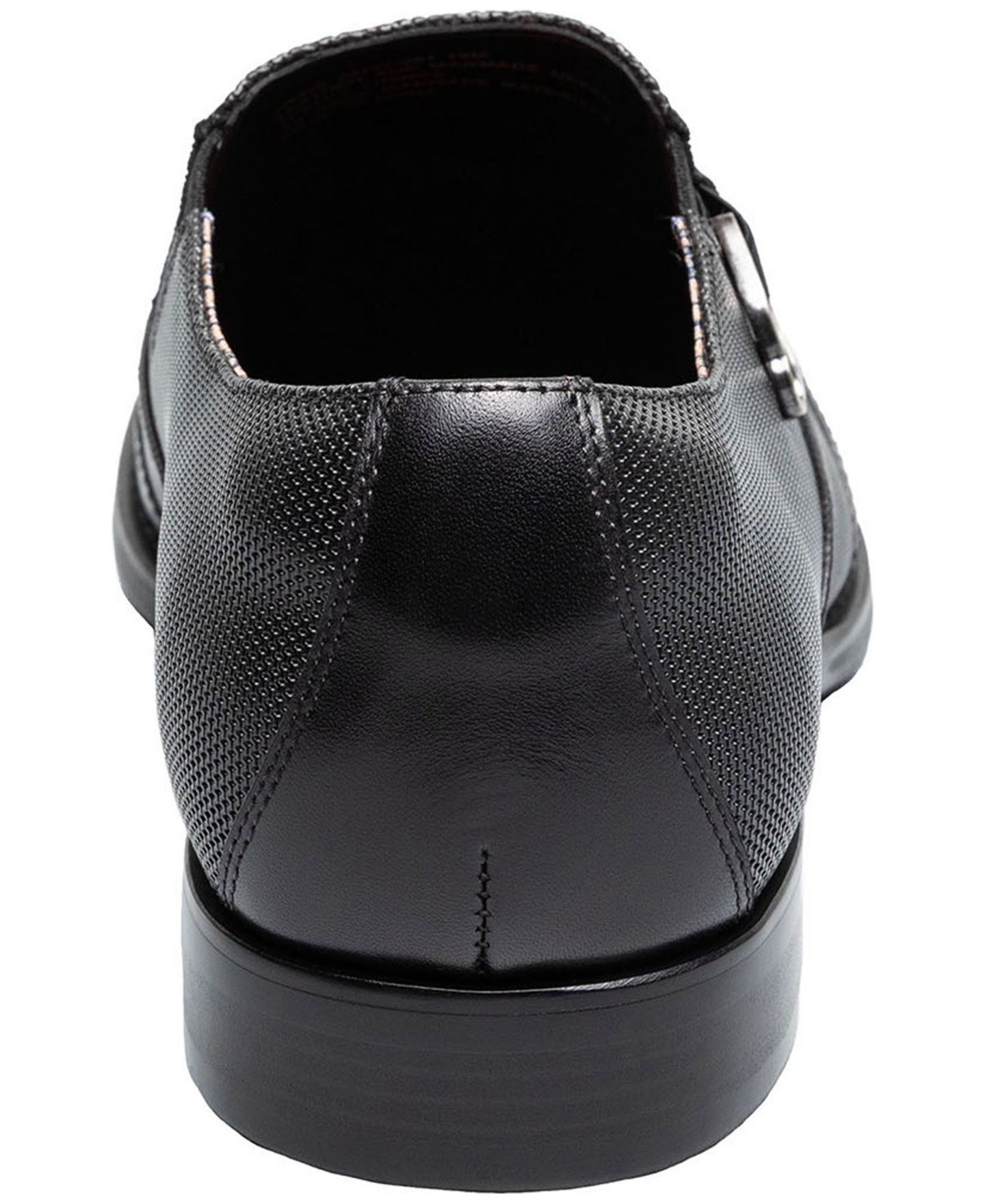 Мужские туфли Stacy Adams Lockwood Wingtip Slip-On Dress Shoes, цвет: Чёрный — фото 3