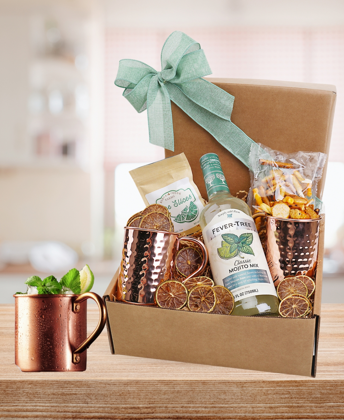 Alder Creek Gift Baskets Minty Mojito Delight, 5 Pieces