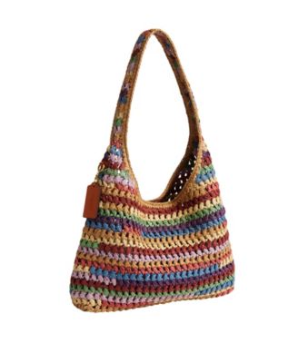 Brooklyn Small Multi Straw Shoulder Bag 28