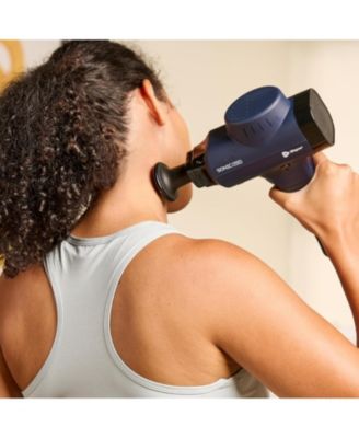 Sonic Pro Handheld Massage Gun – Deep Tissue Percussion Massager Gun for Athletes, 10 Speeds, 9 Heads, Portable Muscle Massager