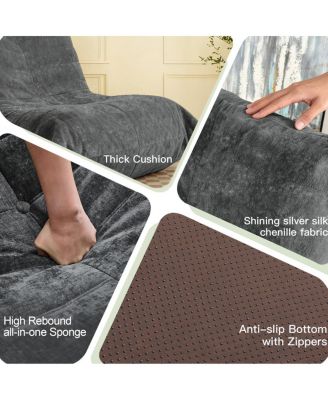 Ergonomic Support System with Premium Chenille Fabric