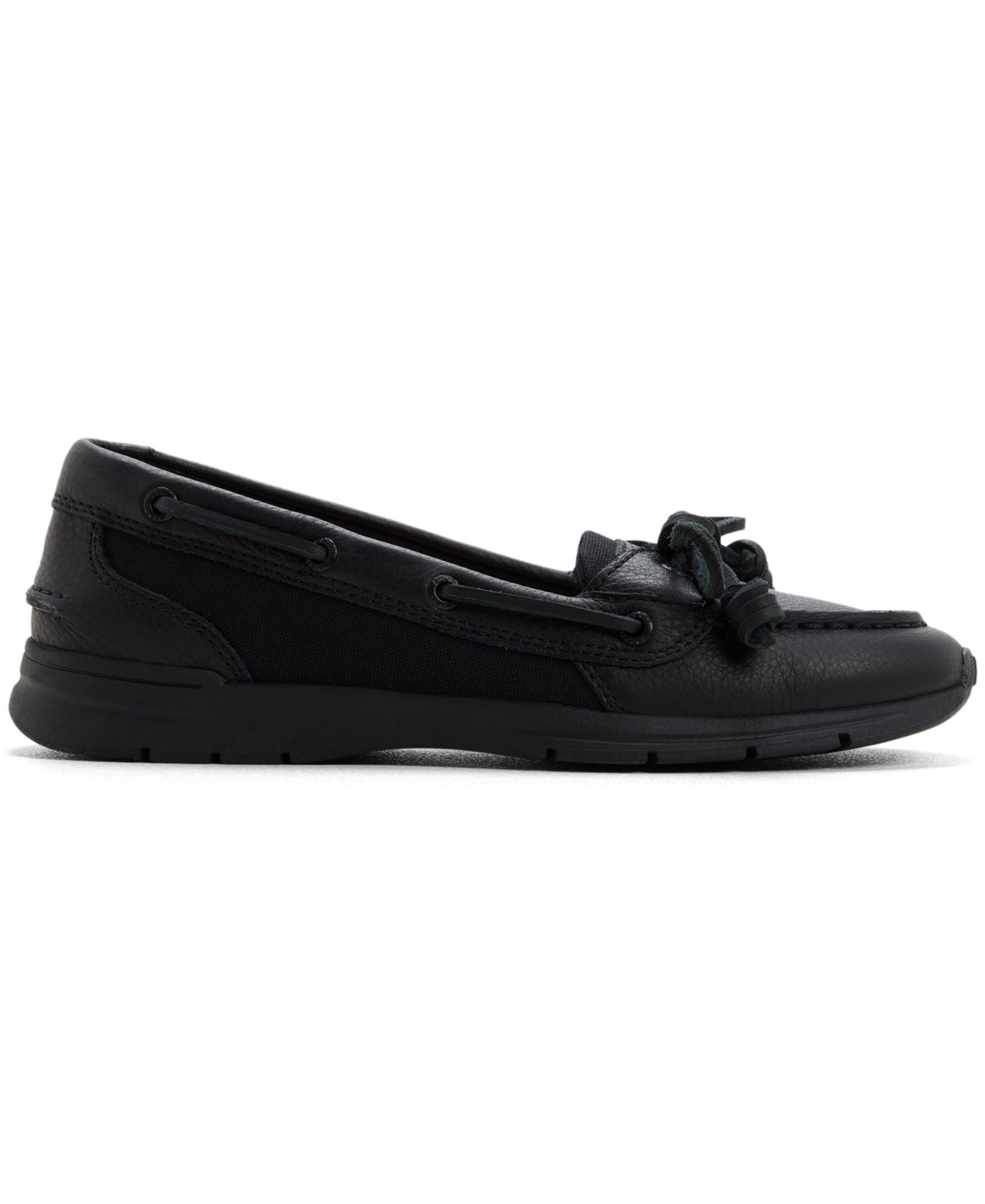 Женские туфли Sperry Daisyfish One-Eye Lace-Up Boat, цвет: Чёрный — фото 2