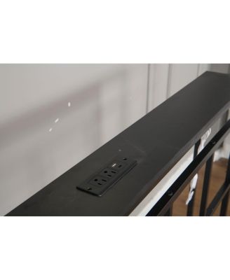 Streamdale 14" Bed Frame w/ Storage Headboard, USB-C, LED Light