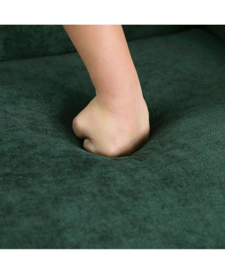 Modular Chenille Sofa with Iron Frame