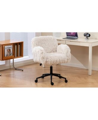  Criss Cross Ergonomic Swivel Desk Chair with Adjustable Armrests & Wheels