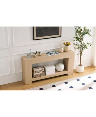  Rustic Rectangular Wooden Coffee/Entryway Table