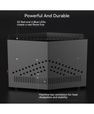 120W Realistic Flame Effect Light - 5ft Safe LED Fire for Halloween & Stage Decor