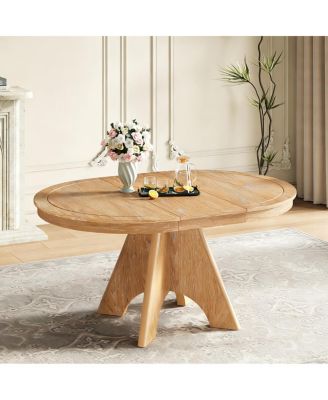  Vintage Extendable Dining Table (4-6 Person, 42-58 Inch