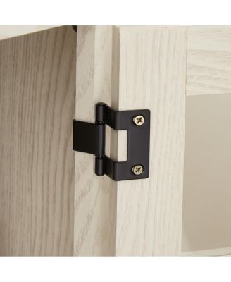 Farmhouse Barn Door TV Stand Media Console