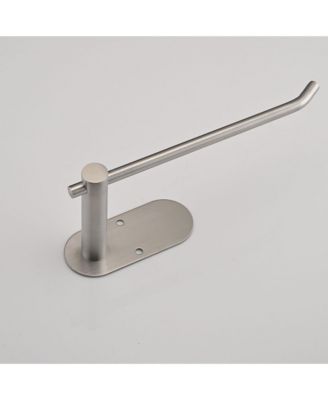 Paper Towel Holder, Stainless Steel Wall-mounted Tissue Holder, Self-Adhesive or Drilling for Kitchen and Bathroom