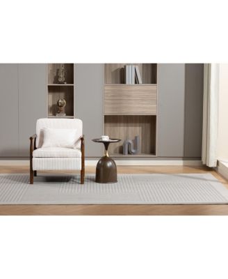 Storage Chair, Wood Frame Mid Century Modern Accent Chair