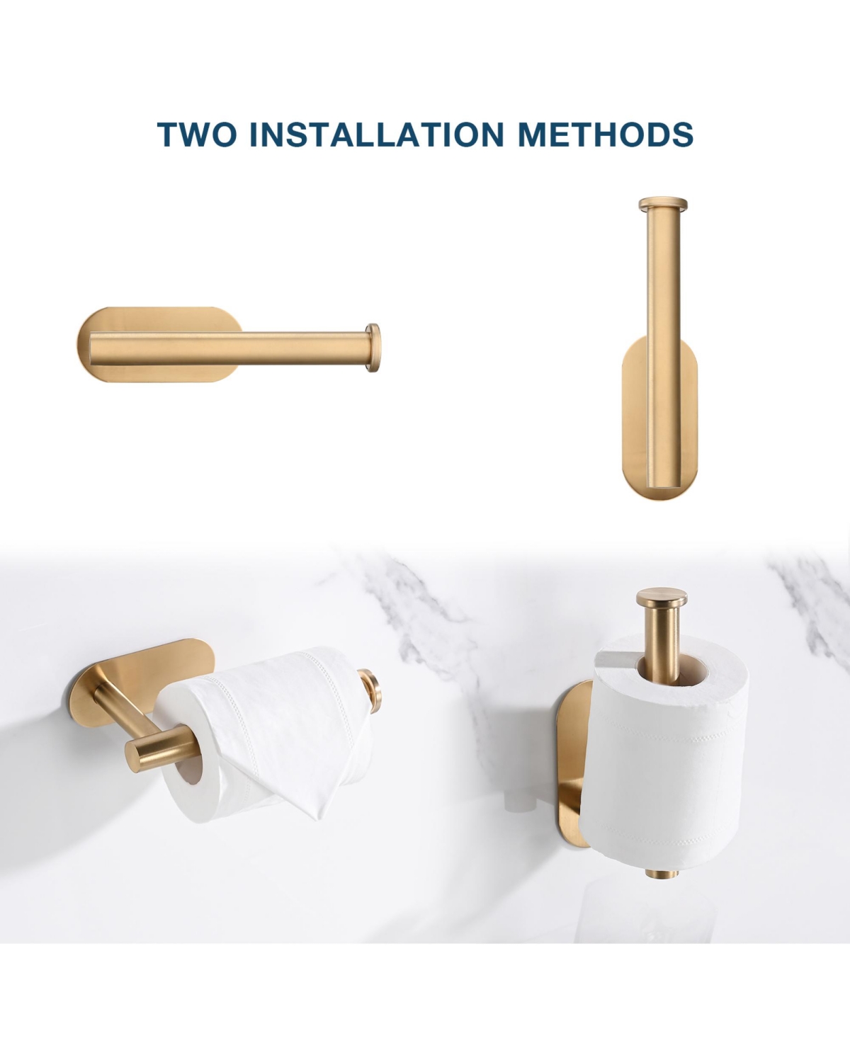 Rainsken Self Adhesive Toilet Paper Holder