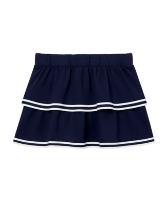 Baby Girls' Long-Sleeve Top & Skort with Hairclip, 3-Piece Set