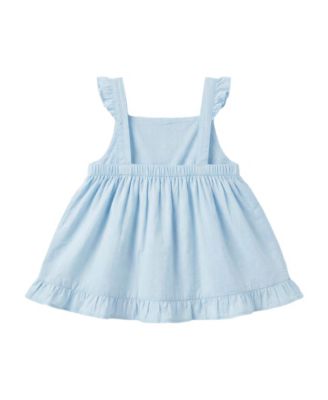 Baby Girls' Sleeveless Tank Top & Shorts with Sunglass, 3-Piece Set