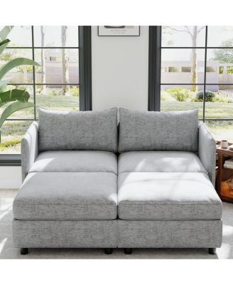 Love Seat Couch with Storage for Small Spaces
