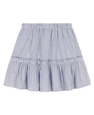 Girls' 7-16 Ithica Stripe Tiered Skirt
