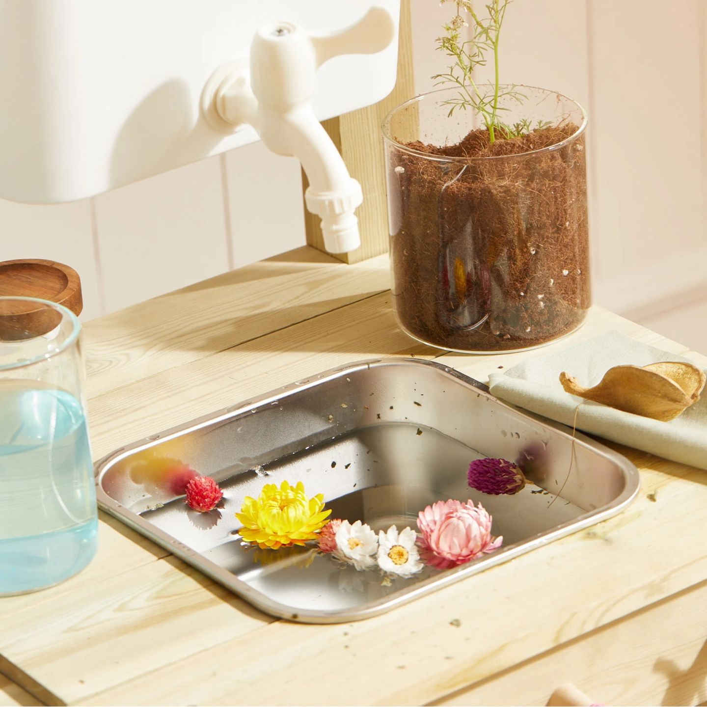 Детская игрушка Tiny Land Mud Kitchen - DuoPlay Outdoor Play Kitchen for Kids — фото 10