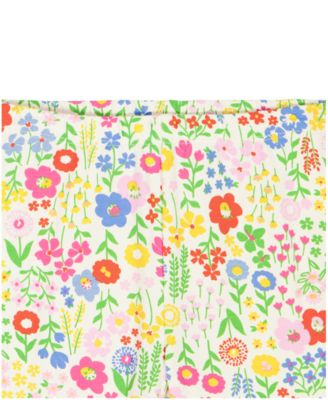 Girls' 2T-6X Denim Tunic Top and Print Capri Leggings, 2 Piece-Set