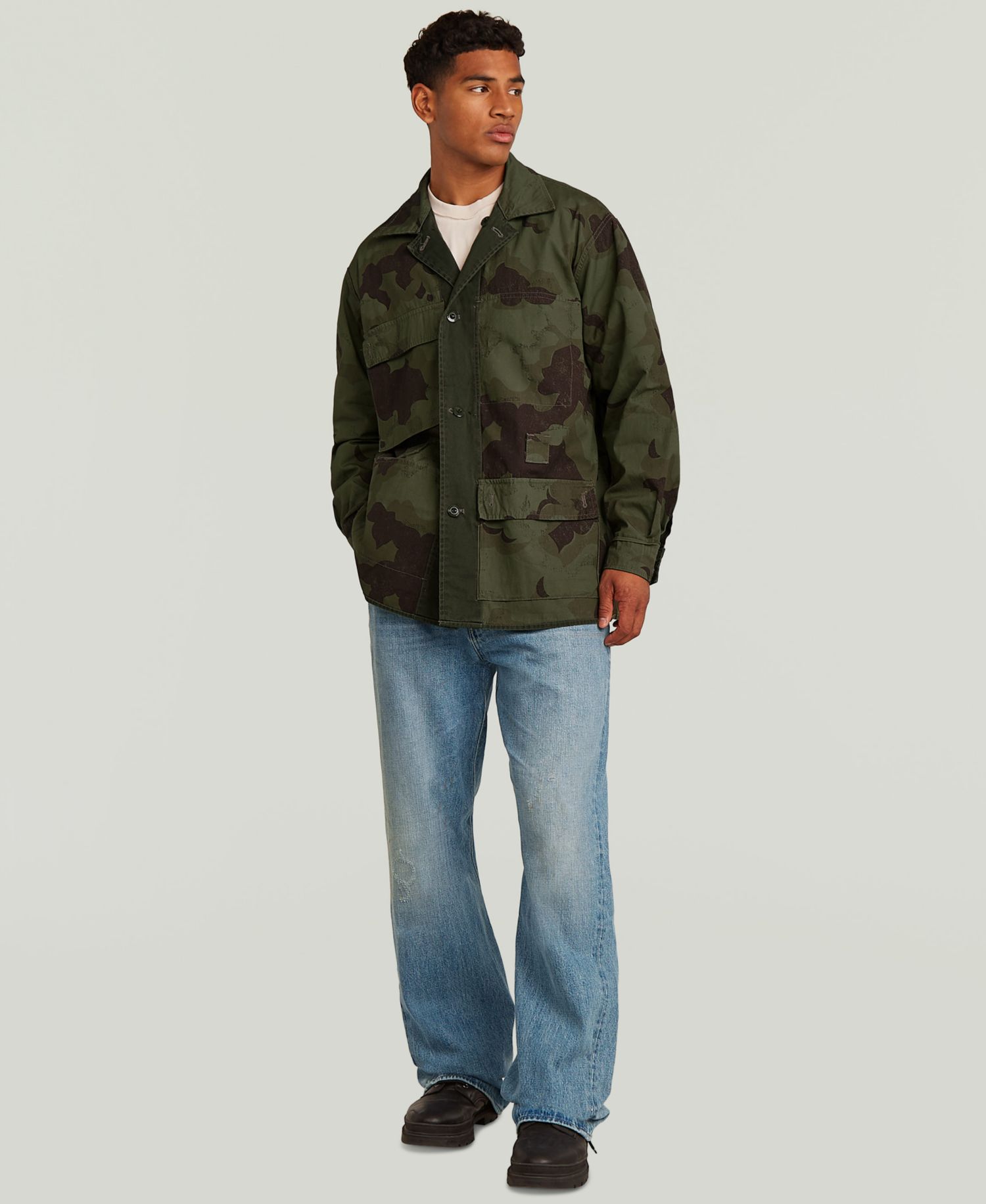 Men's Reversible Oversize Shirt