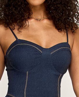 Juniors' Sweetheart Midi Dress