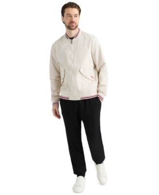 Men's Gaston Striped Rib Bomber Jacket
